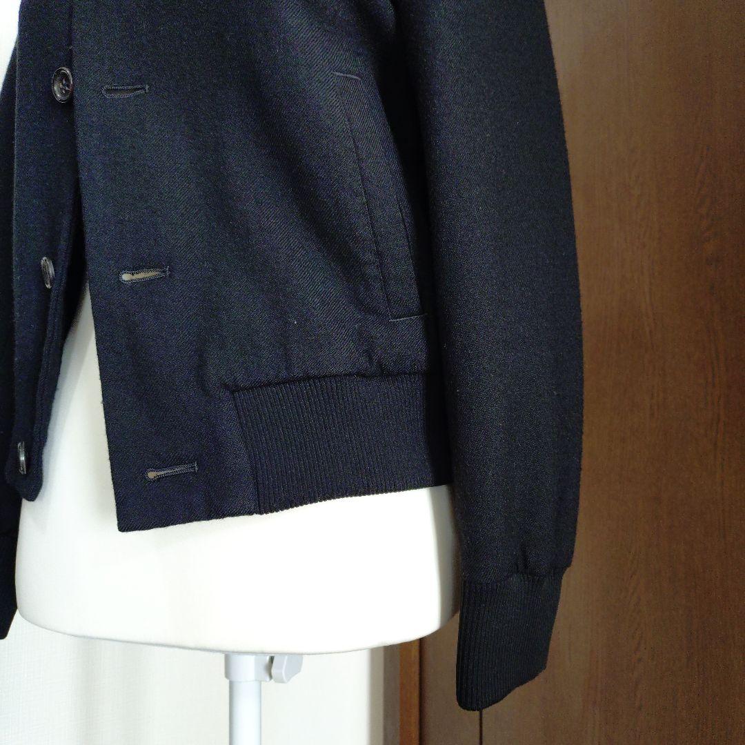 トリココムデギャルソン　ジャケットブルゾン　　ブラック　ウール