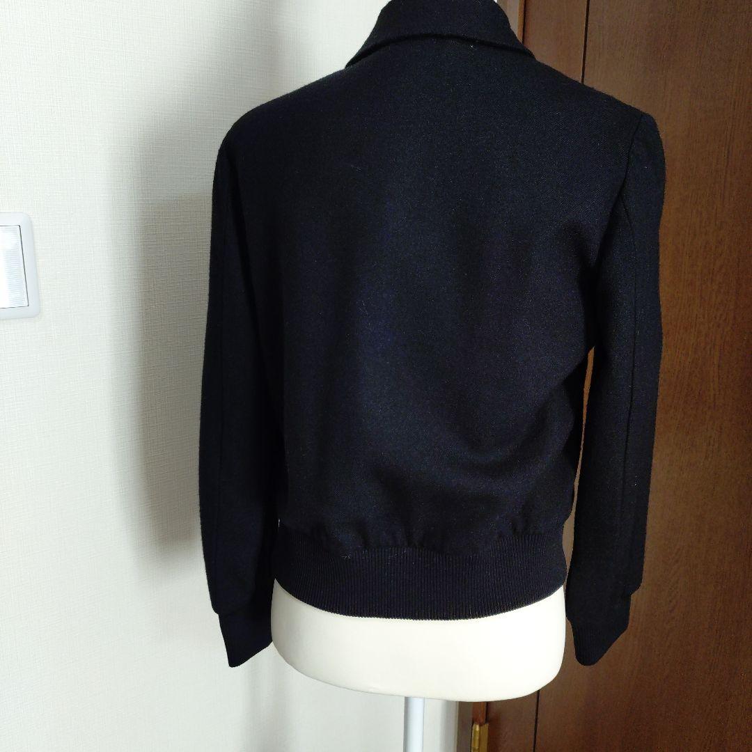 トリココムデギャルソン　ジャケットブルゾン　　ブラック　ウール