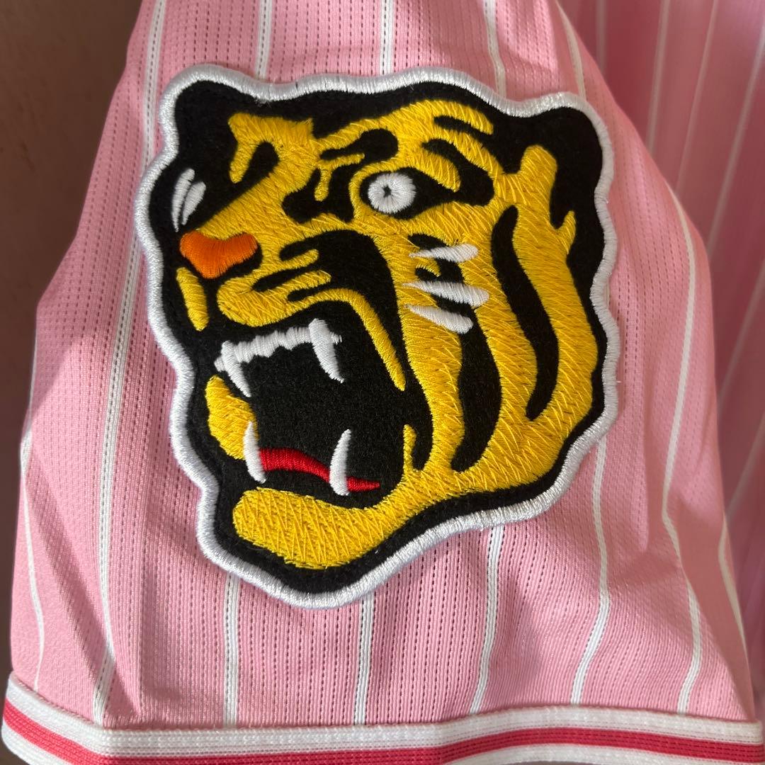 【未使用】阪神タイガース カラーデザインユニフォーム ライトピンク サイズXO