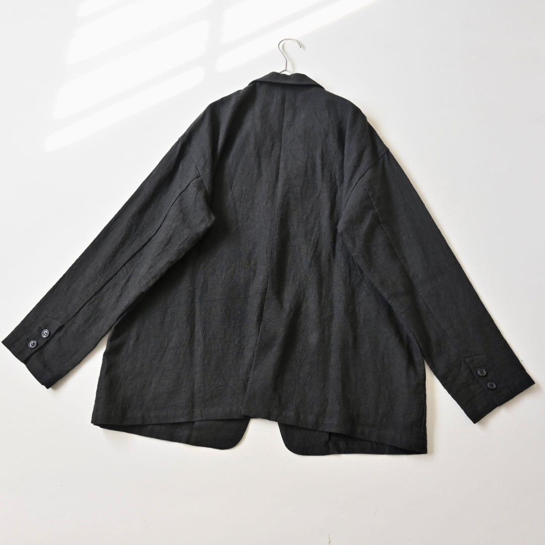 かぐれ リネン テーラードジャケット