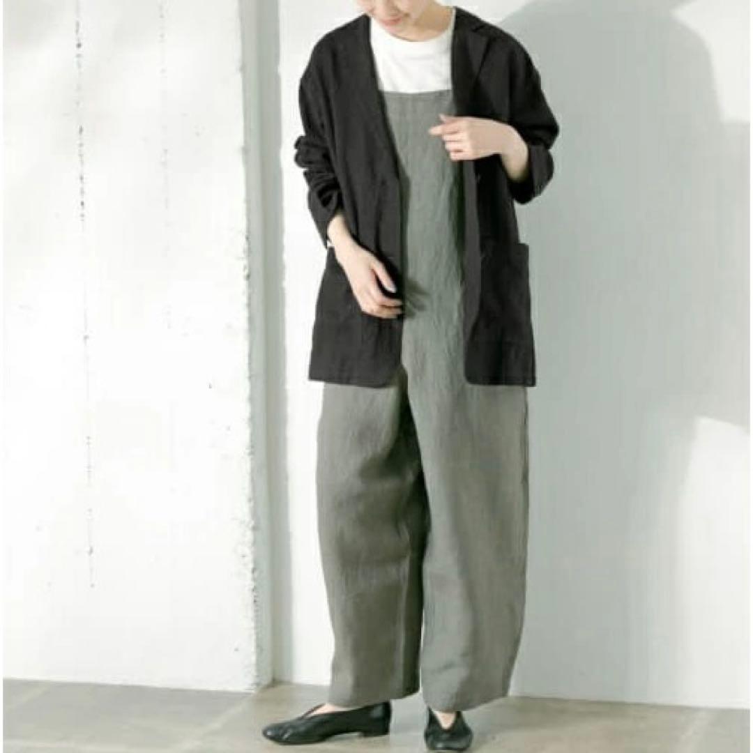 かぐれ リネン テーラードジャケット