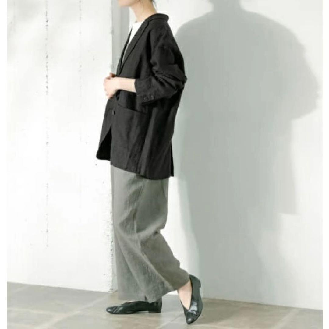 かぐれ リネン テーラードジャケット