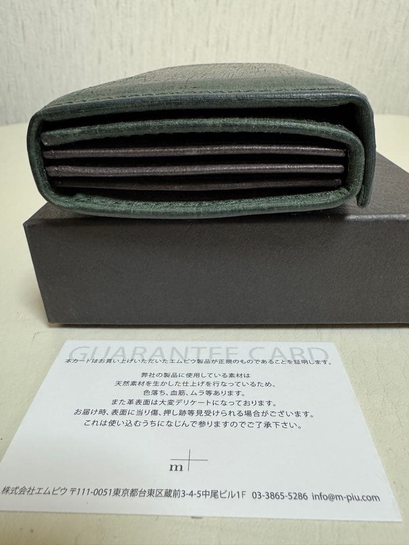 ★希少カラー★m+ エムピウ ミッレフォッリエ2 クアドレッティ グリーン