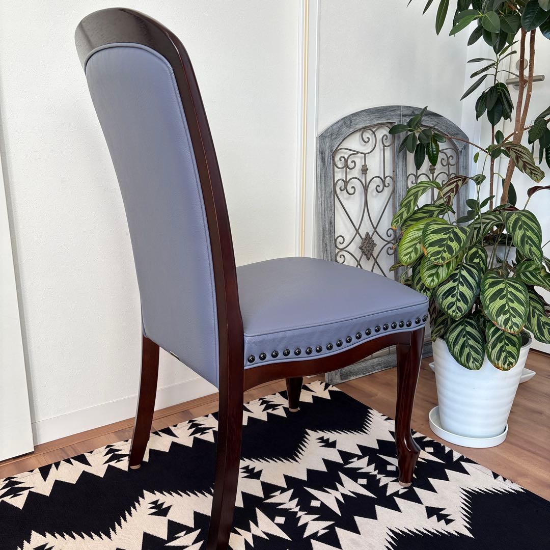 美品　マルニ木工　ベルサイユシリーズ　ダイニングチェア　猫脚　ロココ調　②