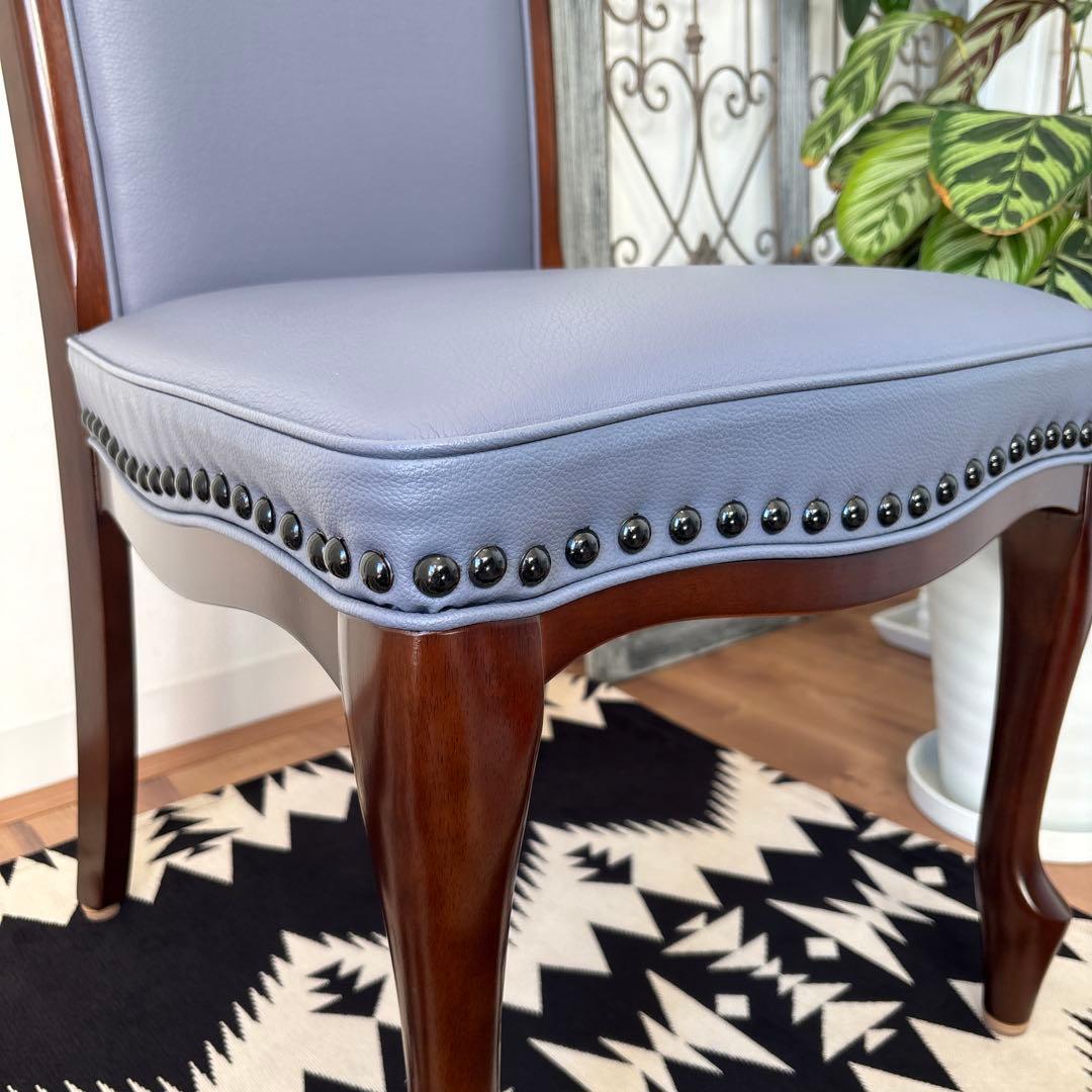 美品　マルニ木工　ベルサイユシリーズ　ダイニングチェア　猫脚　ロココ調　②