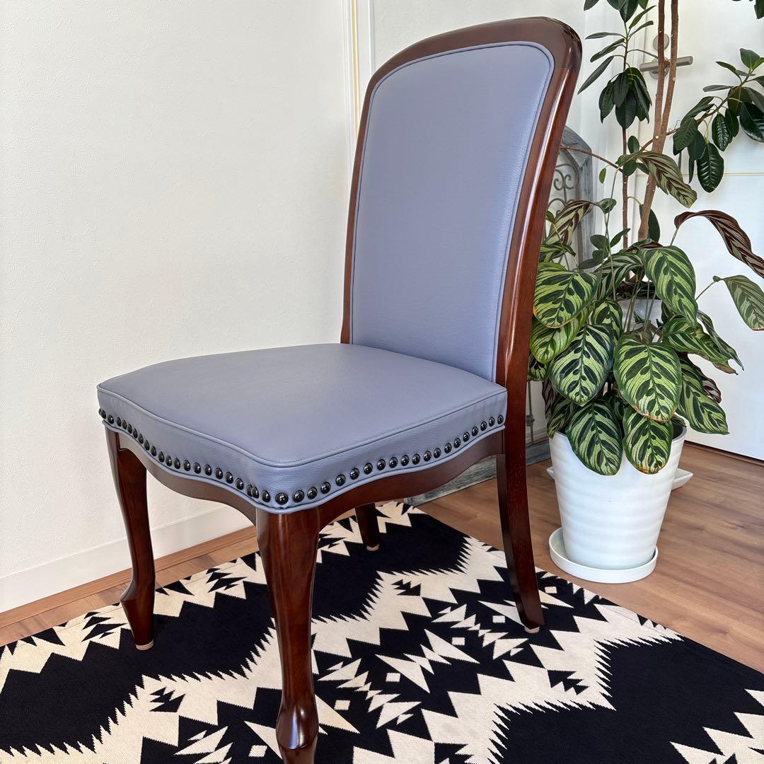 美品　マルニ木工　ベルサイユシリーズ　ダイニングチェア　猫脚　ロココ調　②