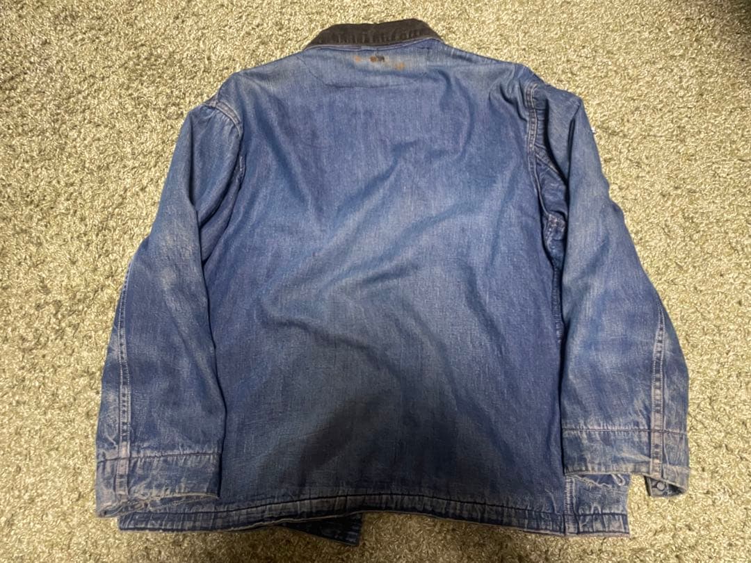 希少 レア ボロ デニム カバーオール ブランケット
