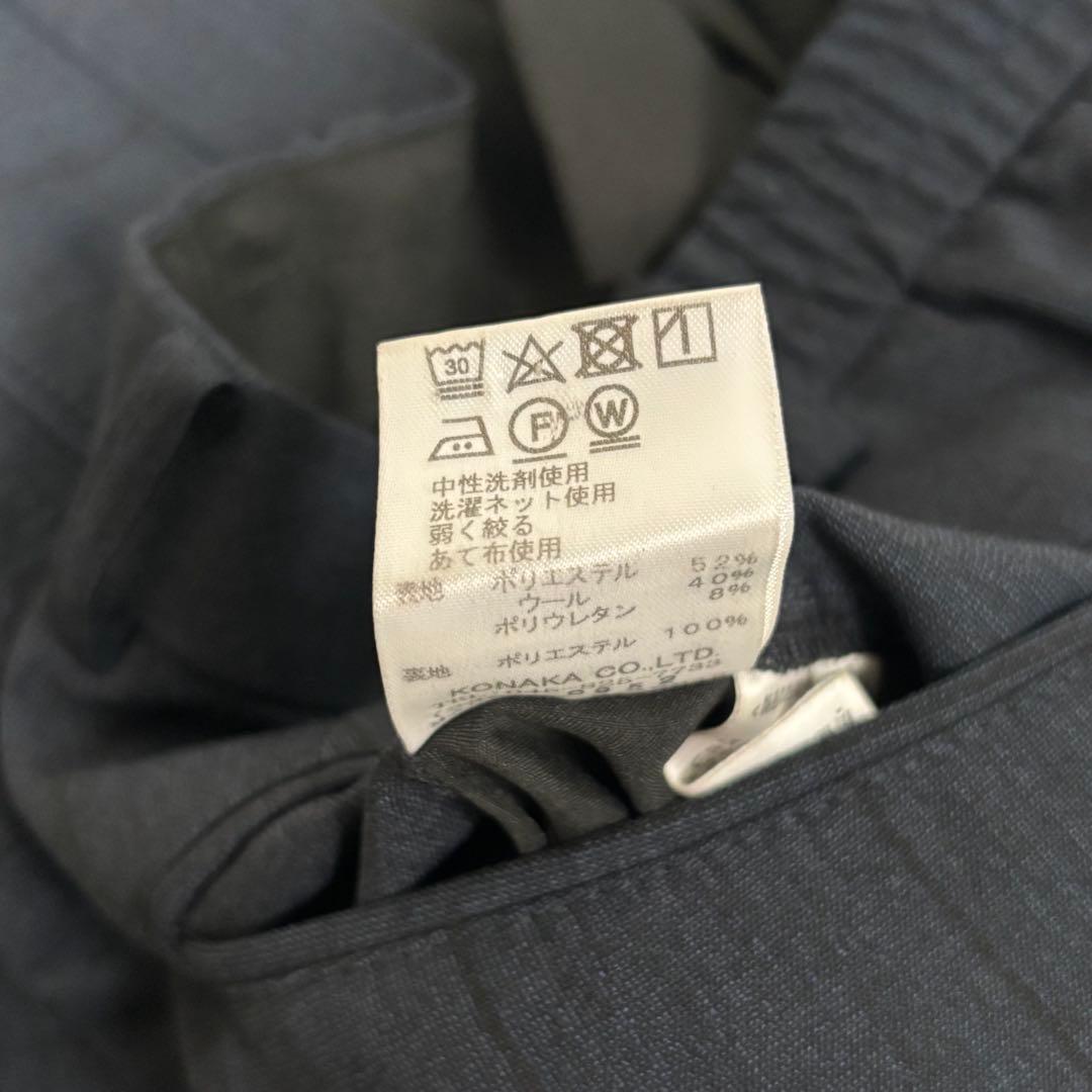 美品✨SUIT SELECT スーツ セットアップ 4S チェック 紺 A6