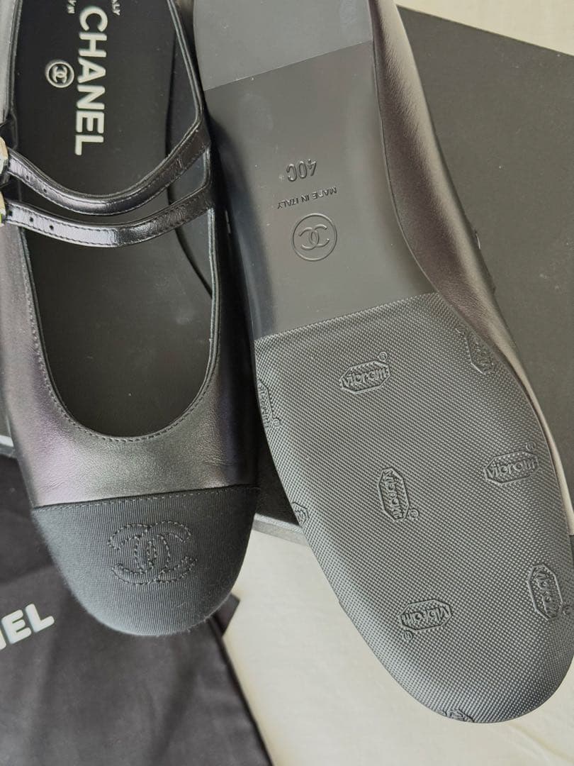 CHANEL バレエシューズ メリージェーン 未使用品40