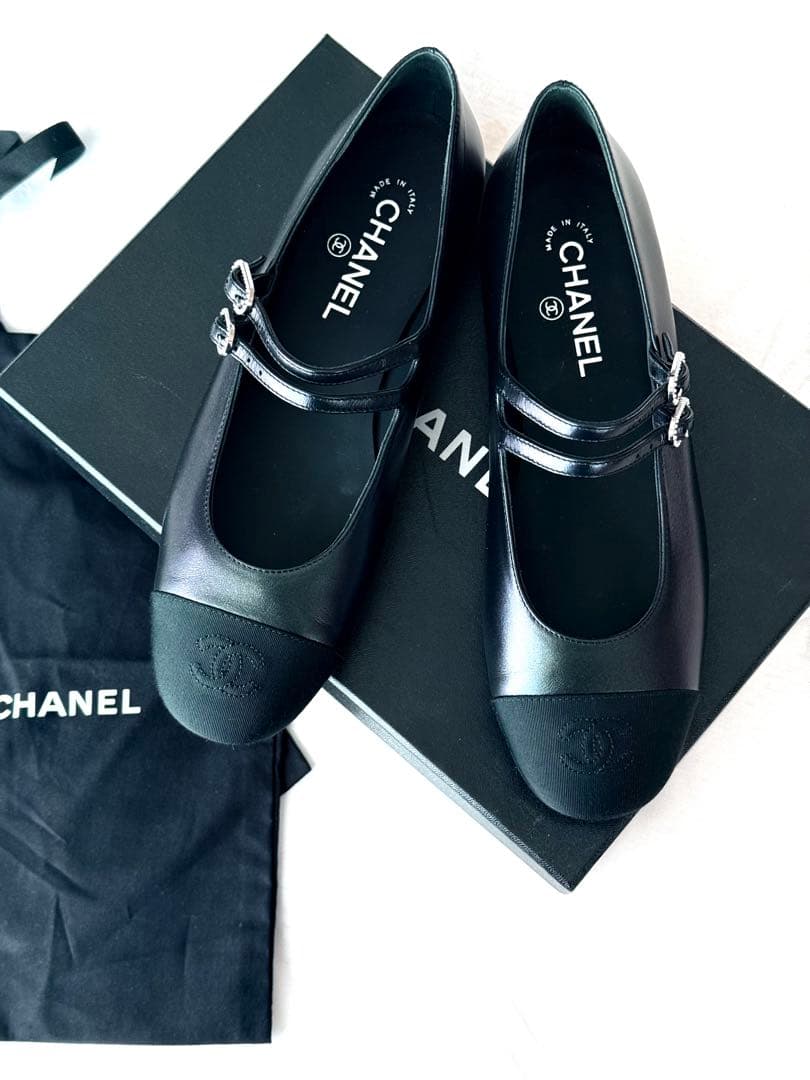 CHANEL バレエシューズ メリージェーン 未使用品40