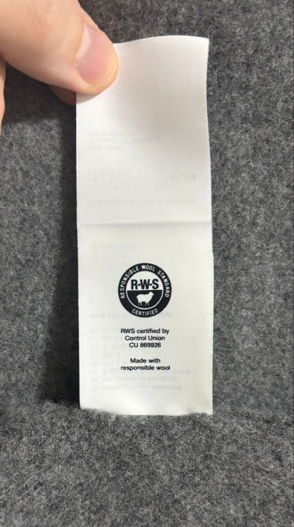 acne studios マフラー グレー オーバーサイズ