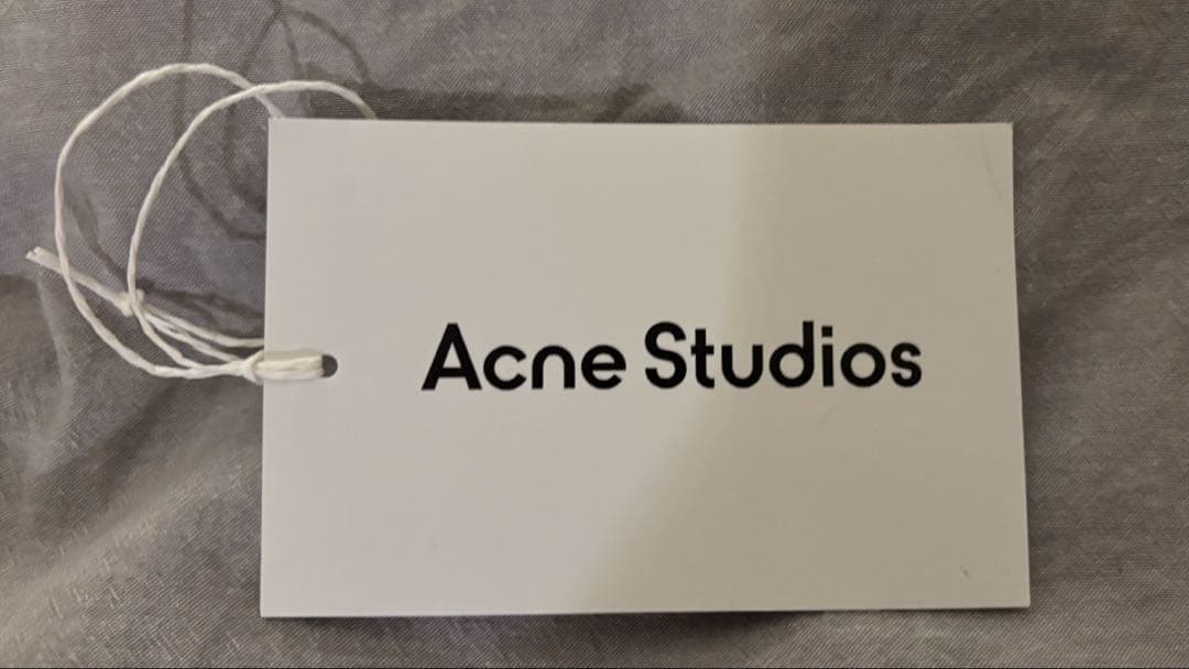 acne studios マフラー グレー オーバーサイズ