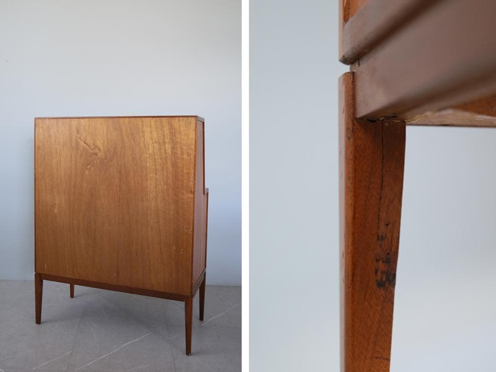 英国アンティークチーク古木ライティングビューロー/木製デスク/勉強机89-112