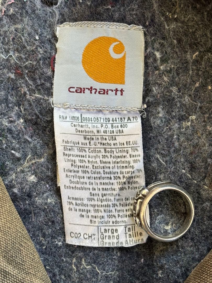 Carhartt ミシガンチョアコート USA製 ブラウン L