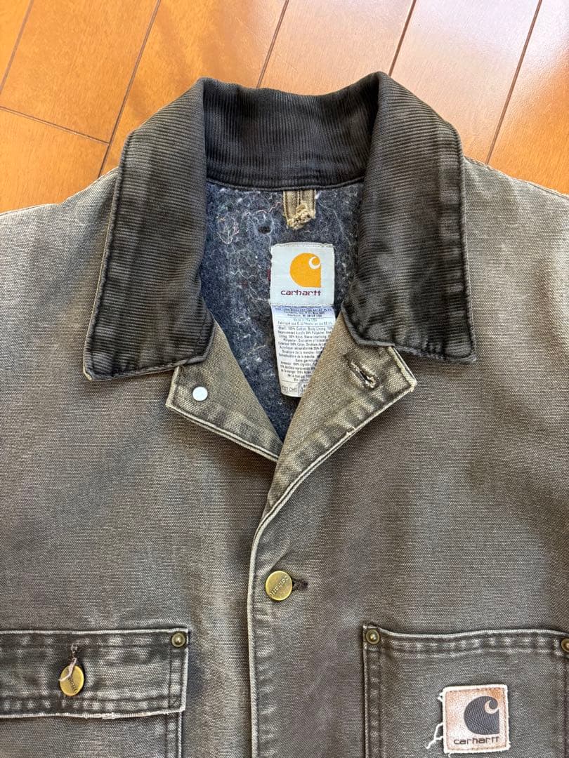 Carhartt ミシガンチョアコート USA製 ブラウン L