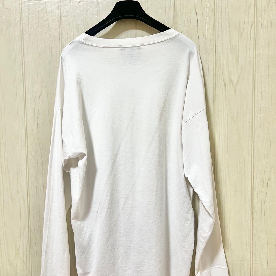 【ヴィヴィアンウエストウッドマン】フロントオーブロゴ長袖カットソー☆コットン☆M