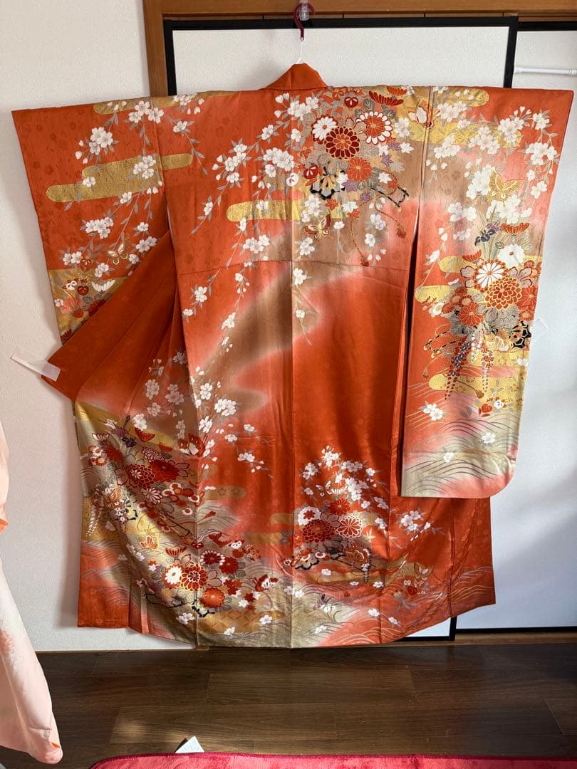 振袖フルセット　8点セット　古典柄