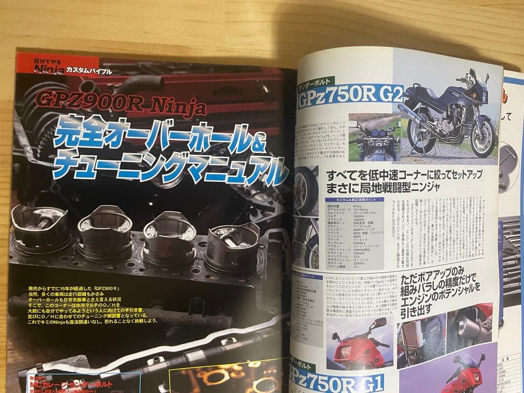 GPZ900R Ninja File 4巻セット　他2冊