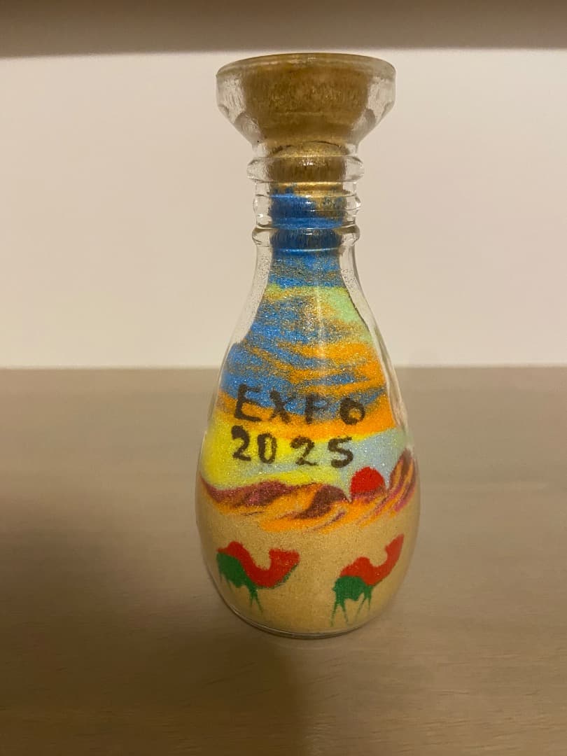 大阪万博2025 会場限定　ヨルダンサンドアート　パビリオン　砂漠　砂