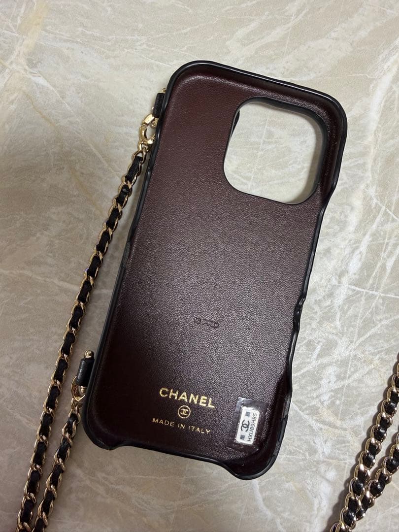 CHANEL チェーン ショルダー付 キャビアスキン マトラッセ 16 PRO