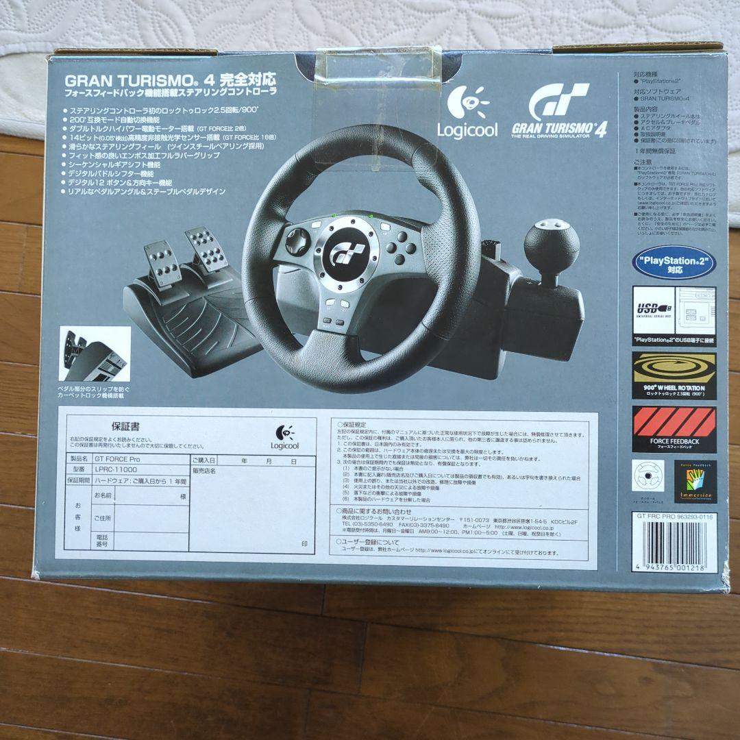 新品ロジクール　グランツーリスモ　ステアリングコントローラー＋グランツーリスモ5