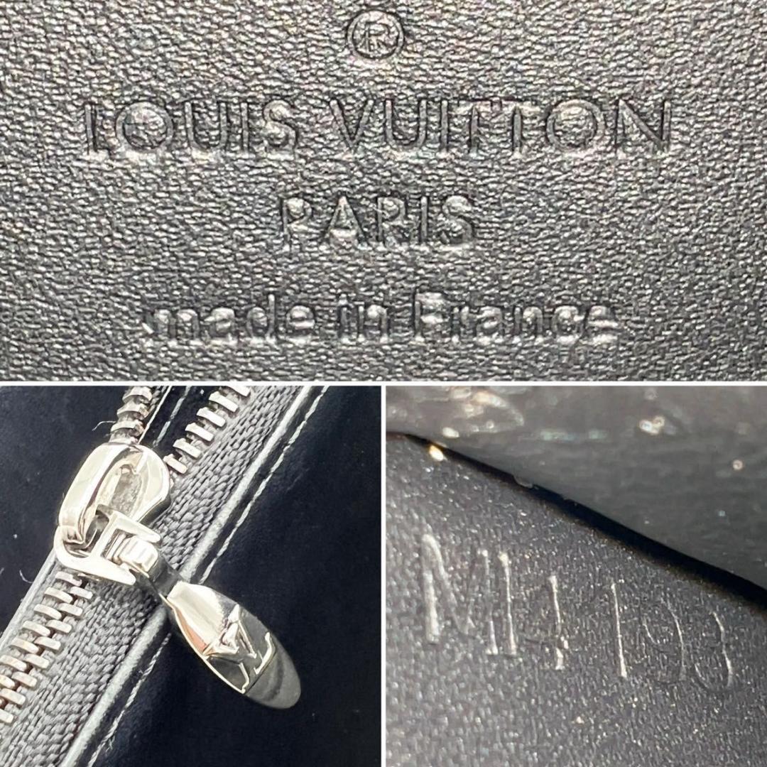 【使用わずか】ヴィトン ヴェルニ ジッピーウォレット ラウンド 長財布 黒