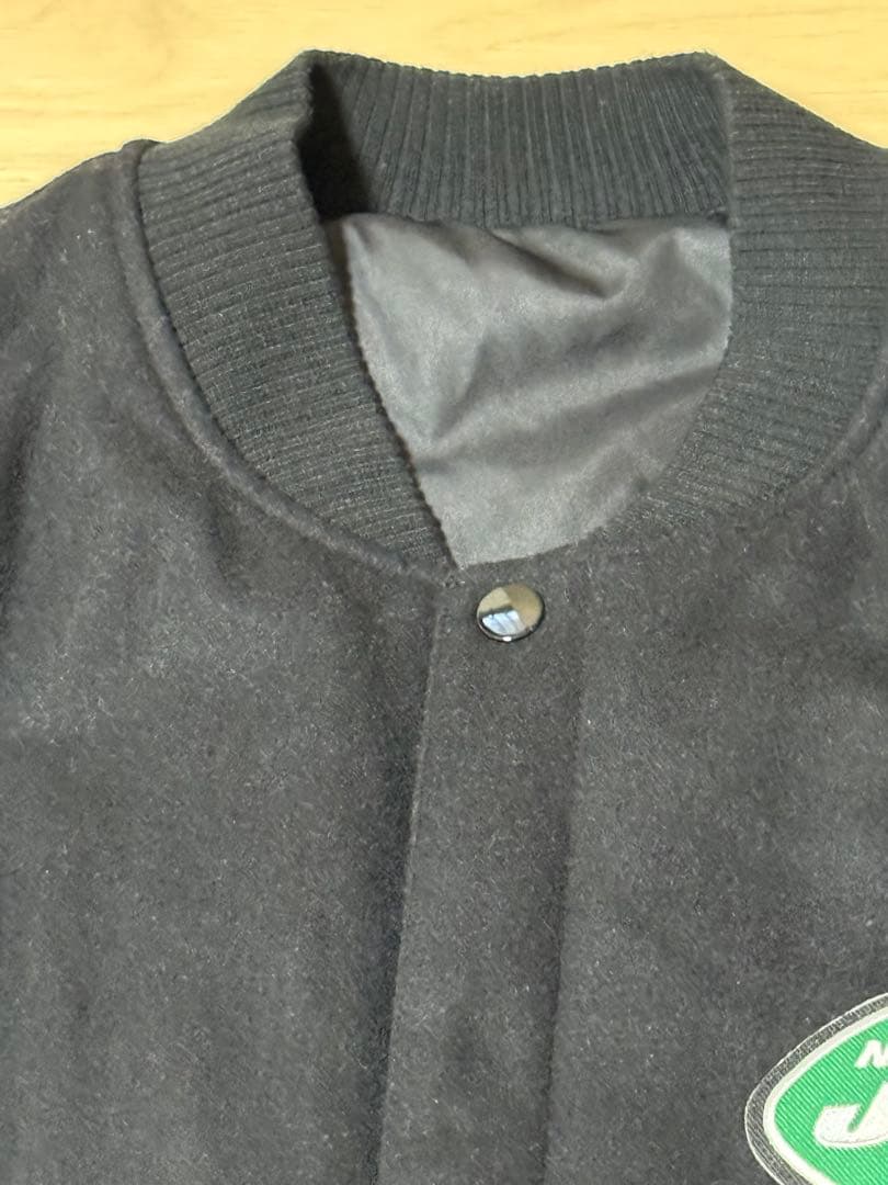 90s NFL NYジェッツ Jay-Z スタジャン JH Design 黒