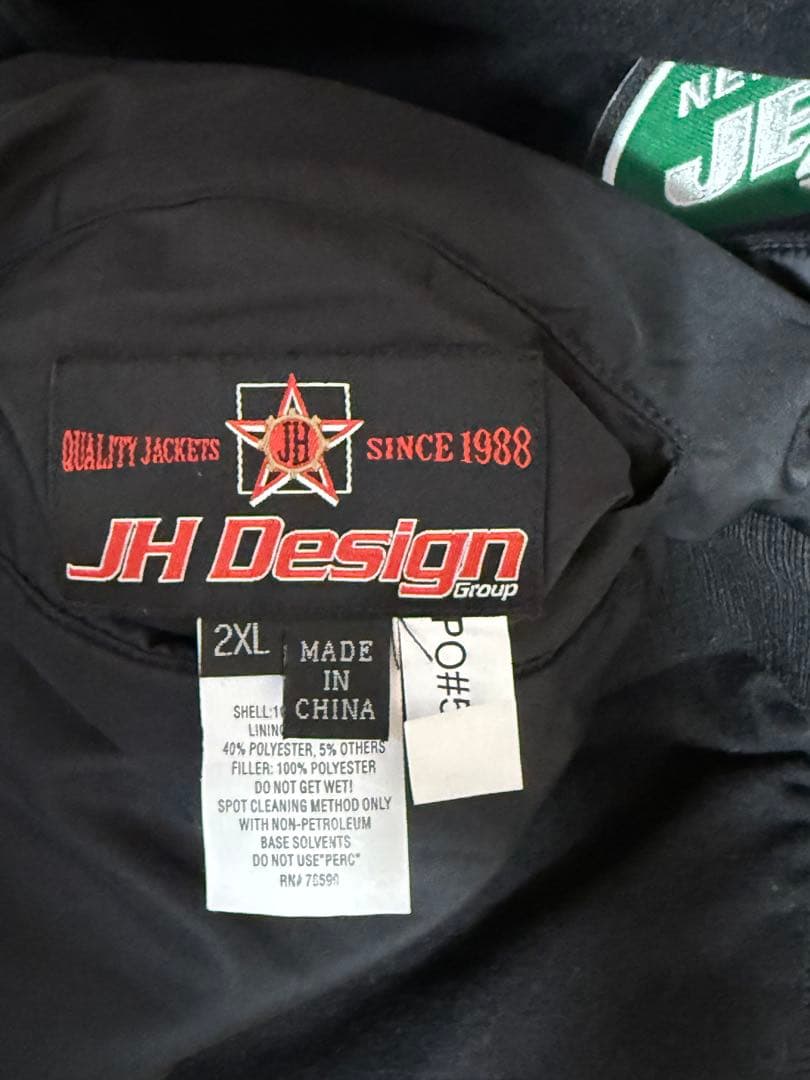 90s NFL NYジェッツ Jay-Z スタジャン JH Design 黒