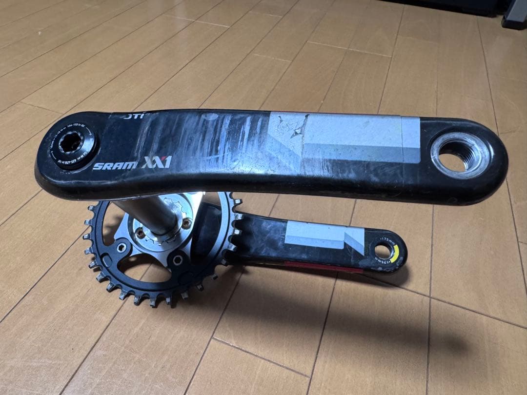 SRAM XX1 軽量 カーボン クランク GXP ナローワイドギヤ32t