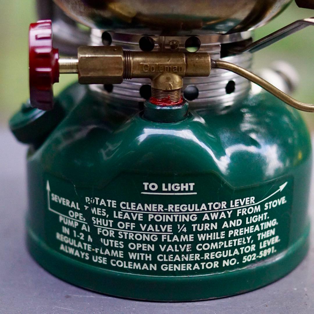 1963/7製造　コールマン502シングルバーナーストーブ