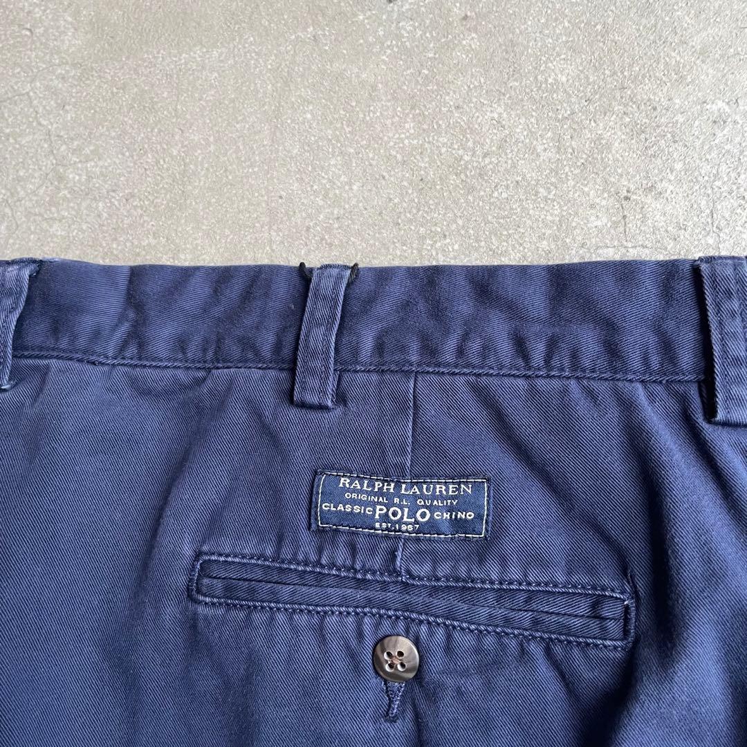 90s Ralph Lauren ポロチノ ネイビー Prospect W38