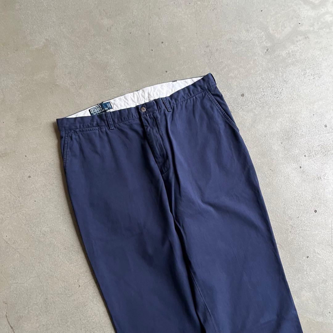 90s Ralph Lauren ポロチノ ネイビー Prospect W38