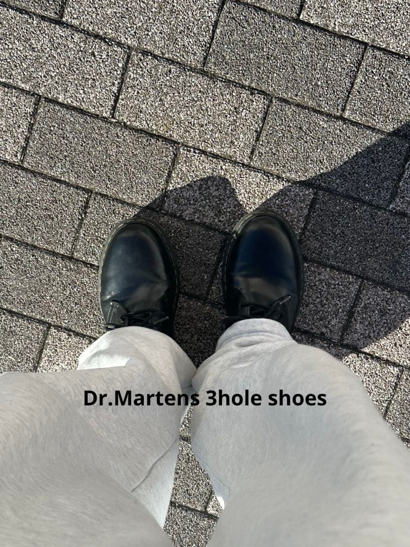 Dr.Martens 3ホール シューズ y2k シティボーイ 黒 レア