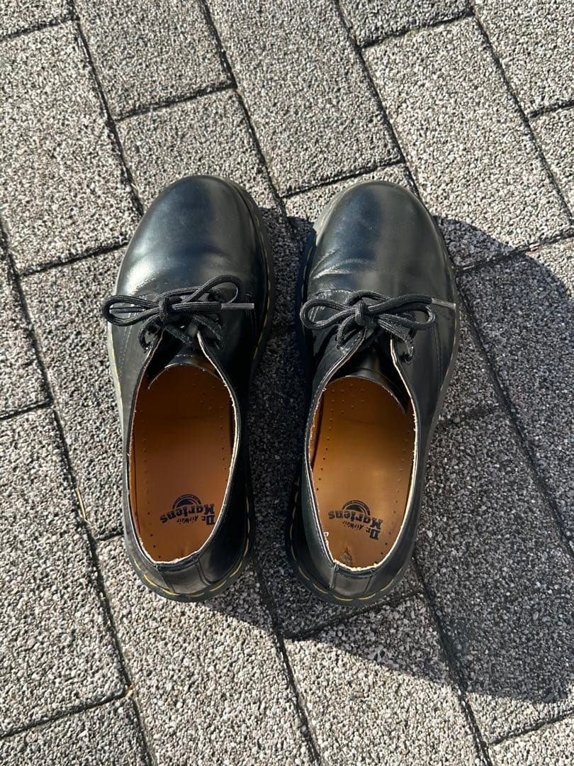 Dr.Martens 3ホール シューズ y2k シティボーイ 黒 レア