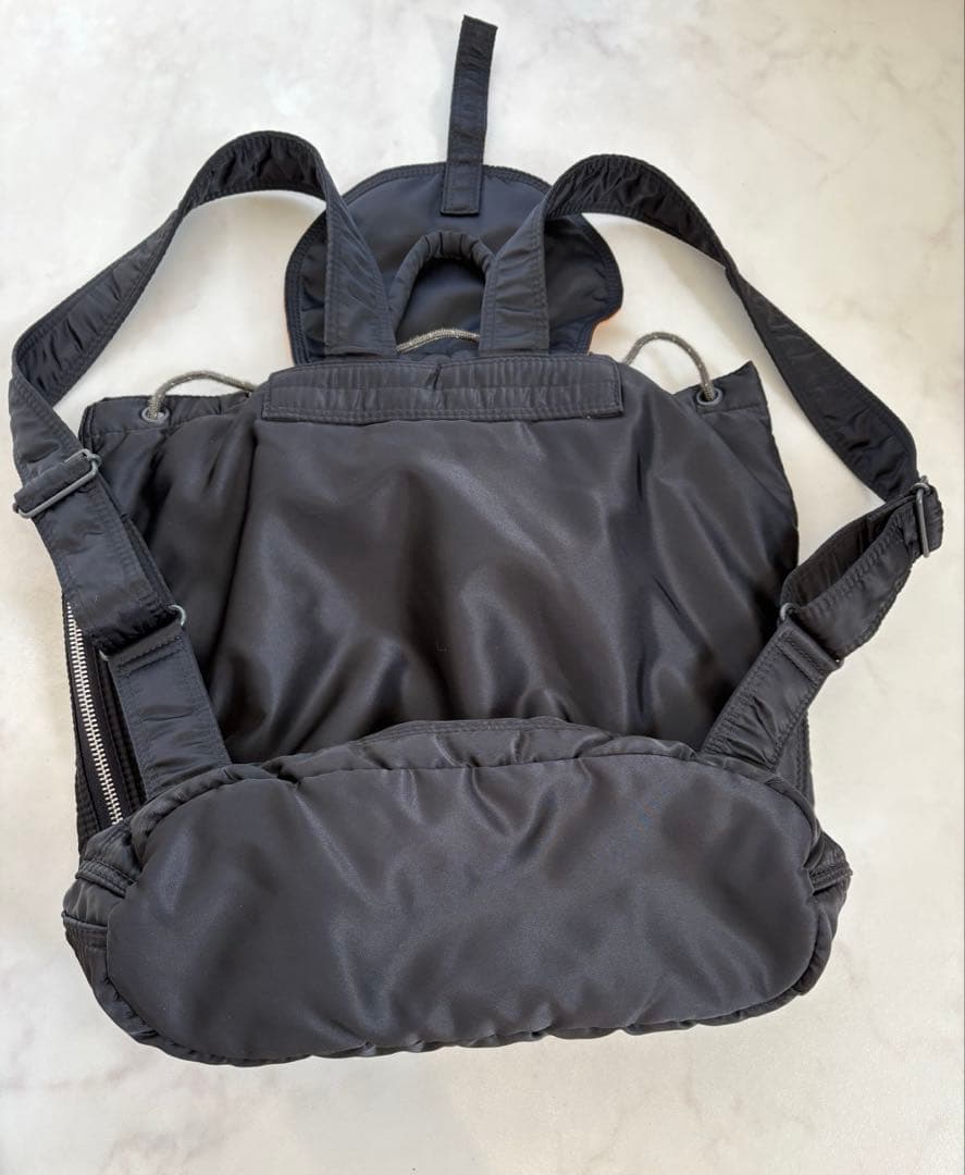 美品　ポーター タンカー リュック バックパック　ブラック