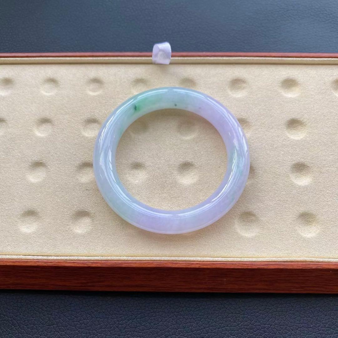 本翡翠、優雅、上品2色バングル