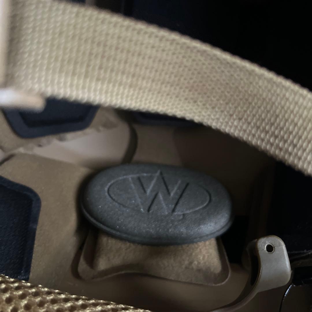 チームウェンディ タイプ ヘルメット レールアダプター付き サバゲー 装備 CB