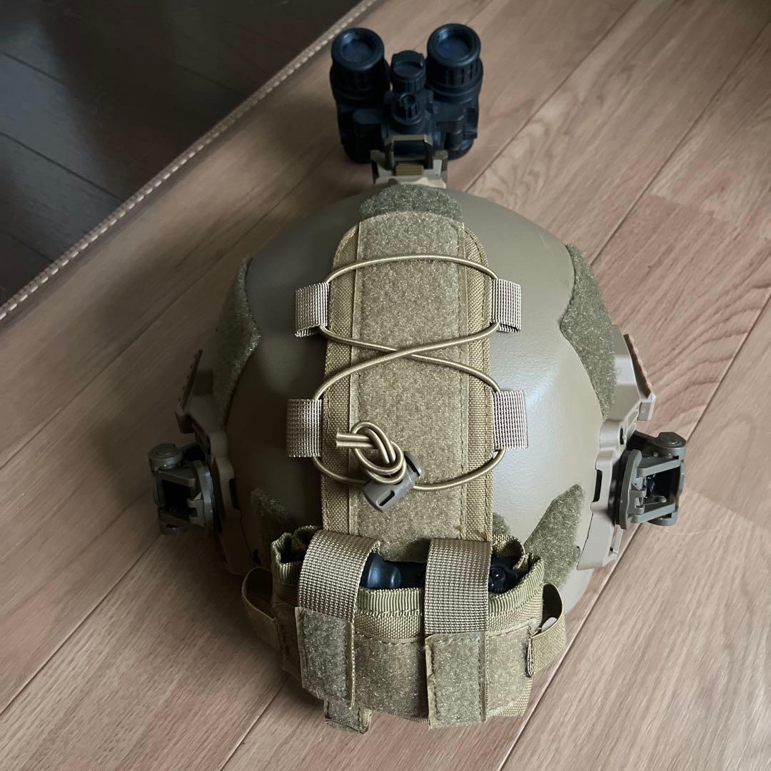 チームウェンディ タイプ ヘルメット レールアダプター付き サバゲー 装備 CB