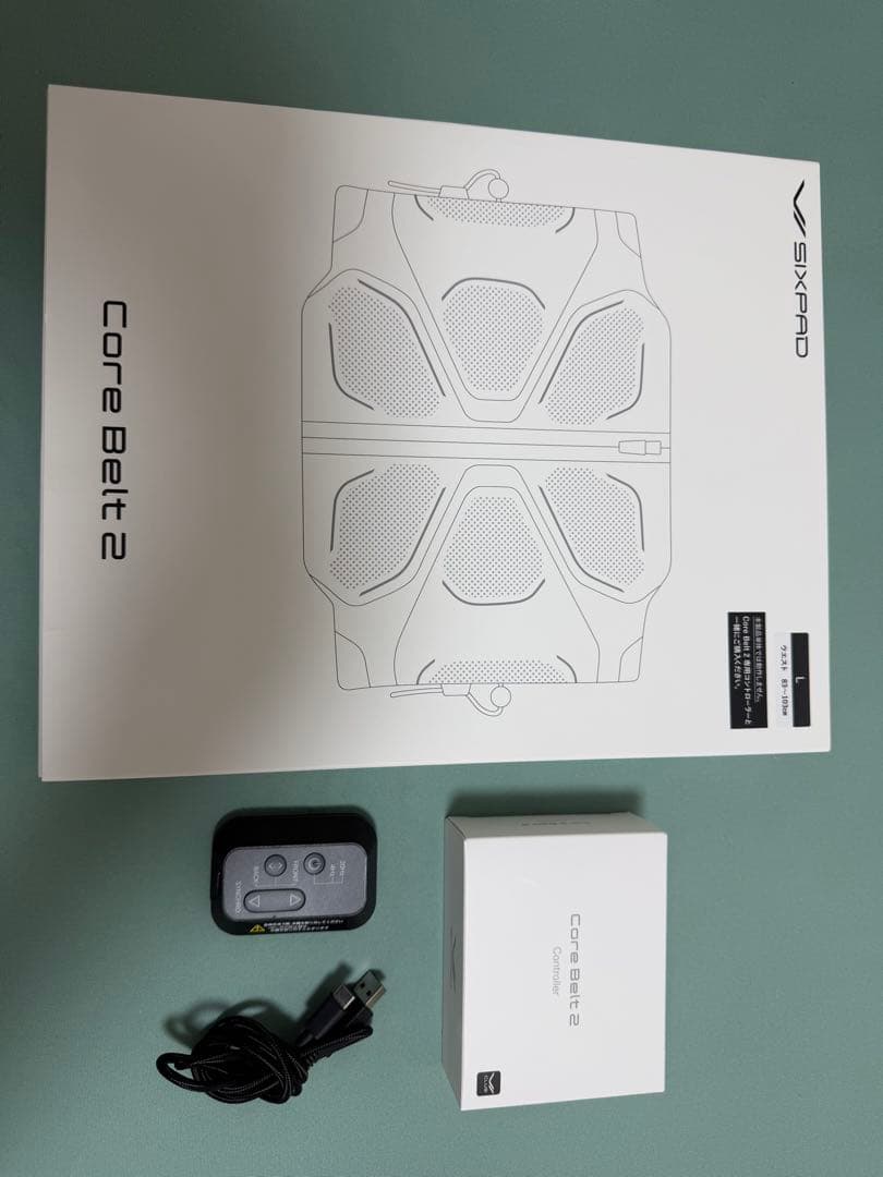 まーちん　シックスパッド コアベルト 2 専用コントローラー付 Lサイズ