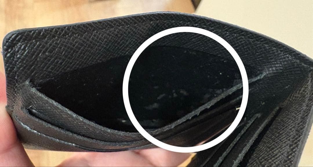 LOUIS VUITTON ダミエ　マネークリップ　二つ折り財布