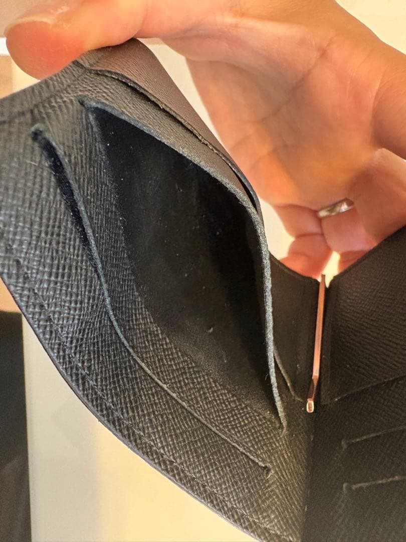 LOUIS VUITTON ダミエ　マネークリップ　二つ折り財布