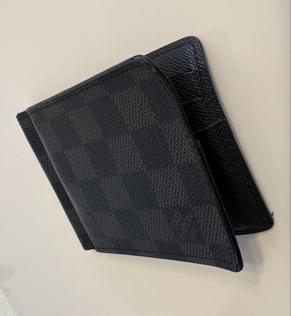 LOUIS VUITTON ダミエ　マネークリップ　二つ折り財布