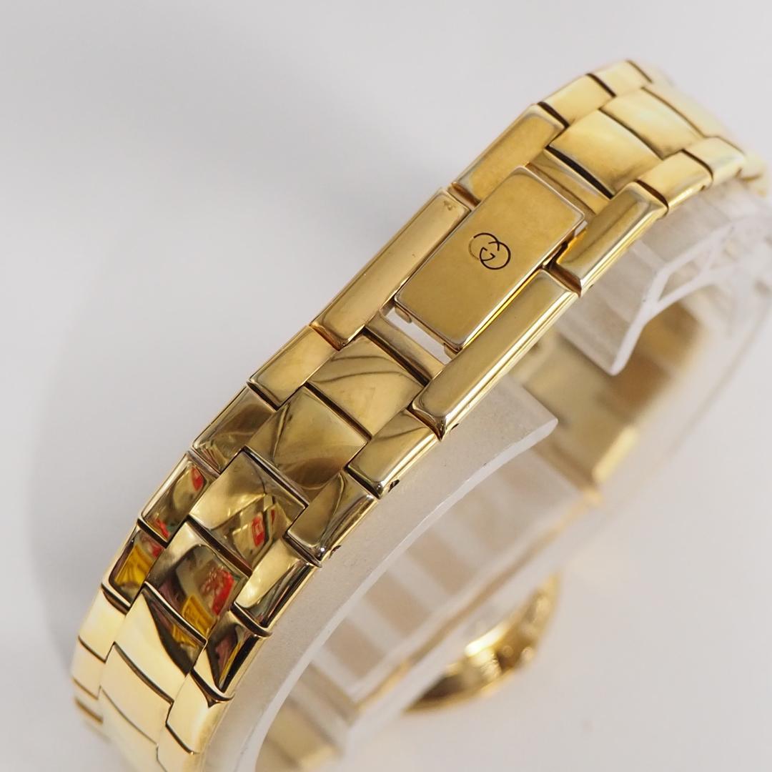 美品 グッチ GUCCI 3300L ローマン ゴールド文字盤 腕時計 H522