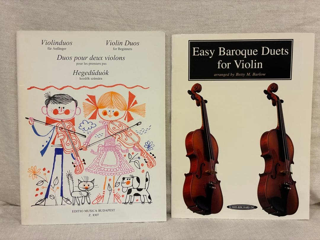 バイオリンデュオ楽譜集　9冊セット