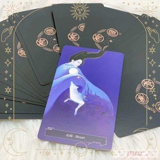 【正規品オラクルカード】金縁＆箔押し超美麗レアデッキ✨中国占星術二十八宿のカード