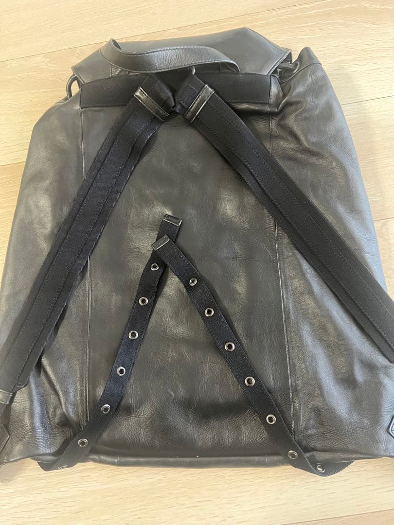 BOTTEGA VENETA バックパック リュックサックカーフレザーブラック