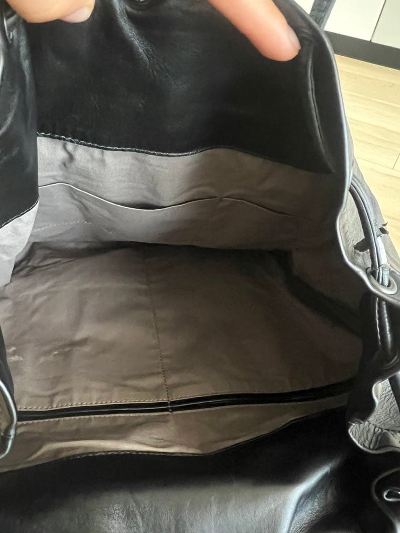 BOTTEGA VENETA バックパック リュックサックカーフレザーブラック