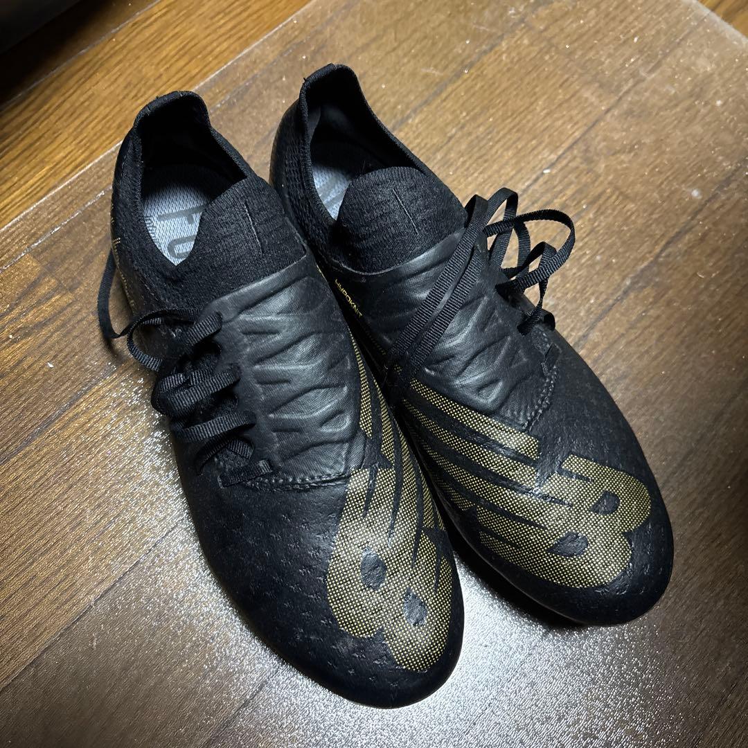 New Balance サッカーシューズ スパイク ブラック/ゴールド