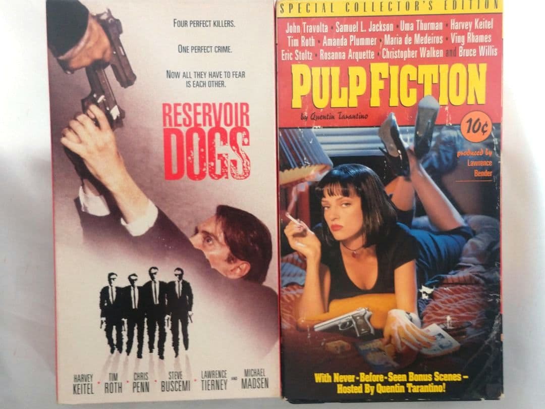 VHS 英語版 レザボアドッグス パルパフィクション VHS 2本セット