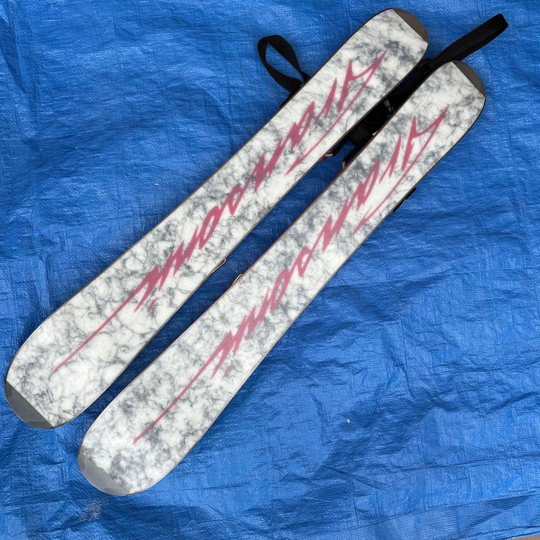 メンズ　サロモン ショートスキー　ファンスキーセット　26～26.5cmブーツ付